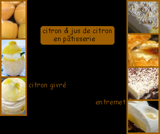 lien recette citron givr et entremet citron